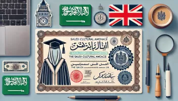 تصديق الشهادات من الملحقية الثقافية السعودية في بريطانيا