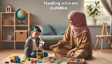 كيفية التعامل مع الطفل الحركي والعنيد