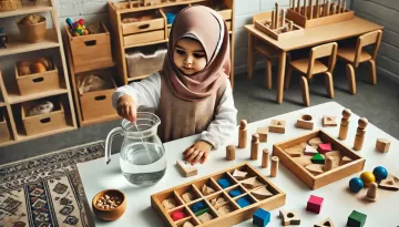 أنشطة منتسوري لعمر 3 سنوات