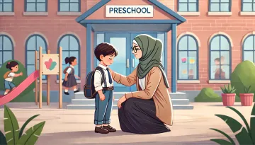 كيف أتعامل مع طفل متعلق بأمه في الروضة؟