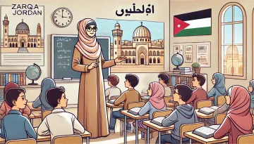 معلمة في الزرقاء