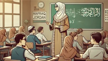 معلمة في المفرق