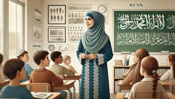 معلمة في معان