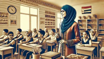 معلمة في عجلون