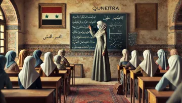 معلمة في القنيطرة