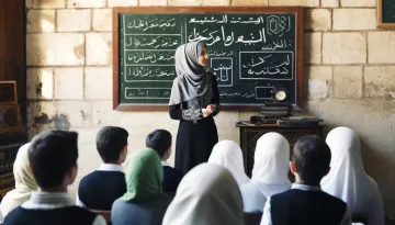 معلمة في دمشق