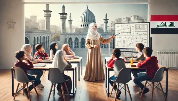 معلمة في بغداد