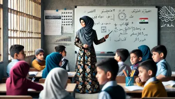 معلمة في دهوك