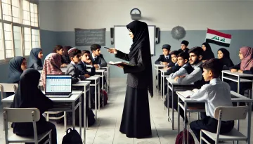 معلمة في النجف