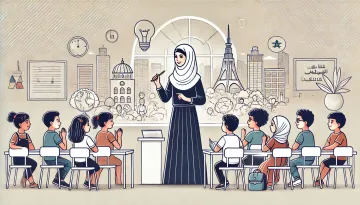 معلمة في بيروت