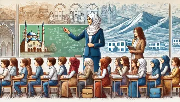 معلمة في شمال لبنان