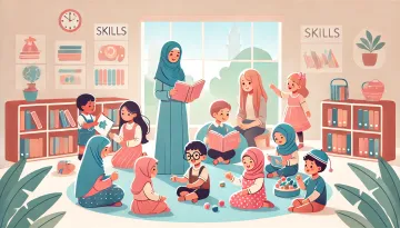 مهارات تقدمها مكتبة الطفل لطفل الروضة