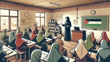 معلمة في فلسطين