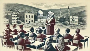 معلمة في صفد