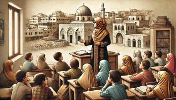 معلمة في اللد