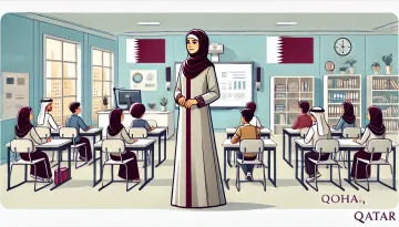 معلمة في الدوحة قطر
