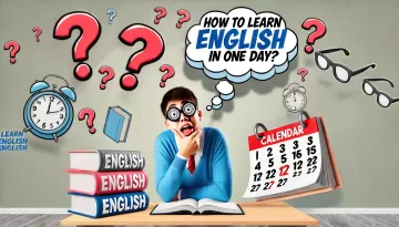 كيف أتعلم اللغة الإنجليزية في يوم واحد؟