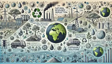 شرح استنزاف الموارد الطبيعية