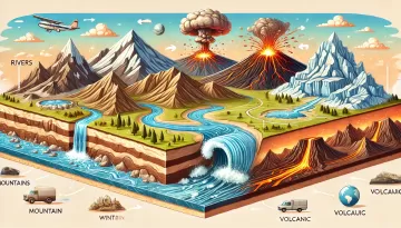 العمليات التي تغير تضاريس الأرض