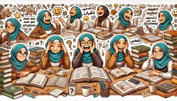 كلام مضحك عن الامتحانات والمذاكرة