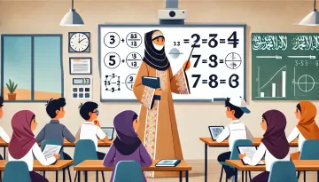 شرح كتابة العدد النسبي بالصورة العشرية