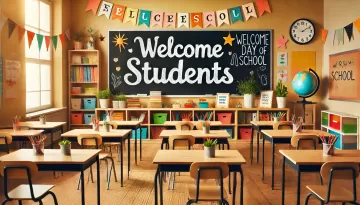 عبارات استقبال الطلاب في أول يوم دراسي