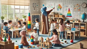 نموذج تطبيقي لتعليم الأطفال عن طريق اللعب