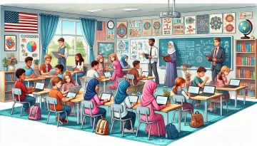 ما هو النظام الأمريكي في المدارس؟