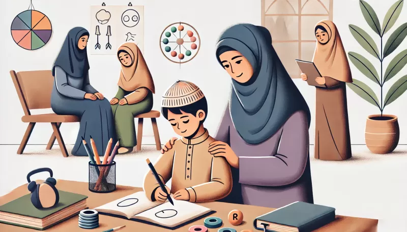 كيفية تعليم طفل التوحد الكتابة