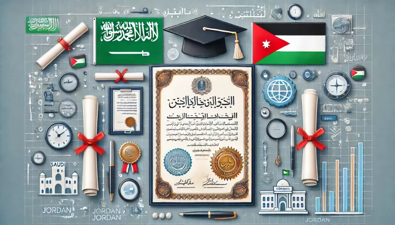 تصديق الشهادات من الملحقية الثقافية السعودية في الأردن