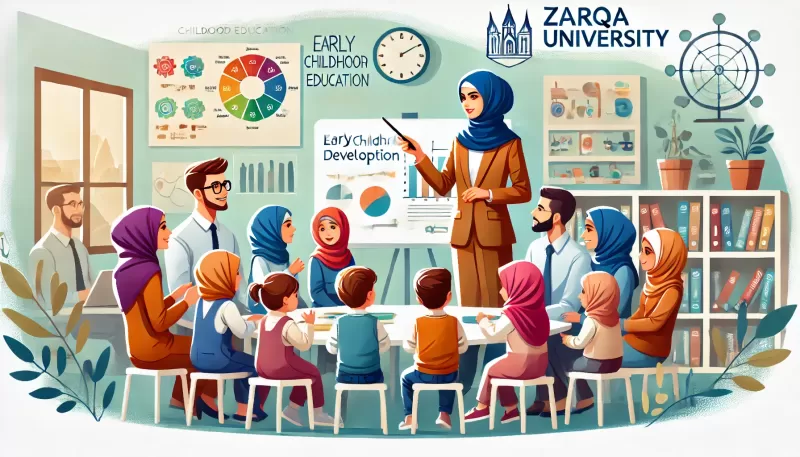 تخصص الطفولة المبكرة في جامعة الزرقاء