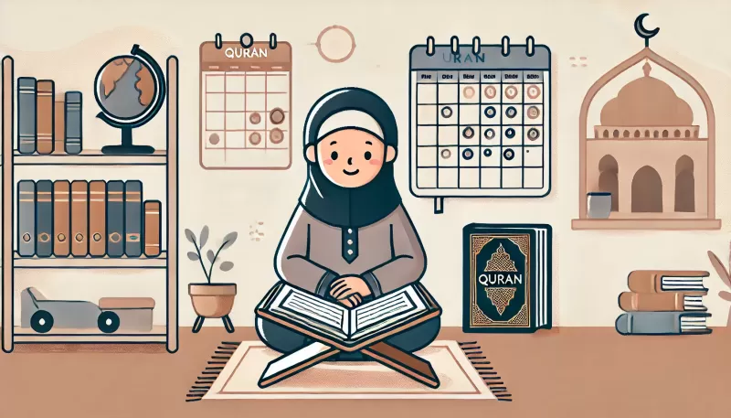 جدول حفظ القرآن للأطفال