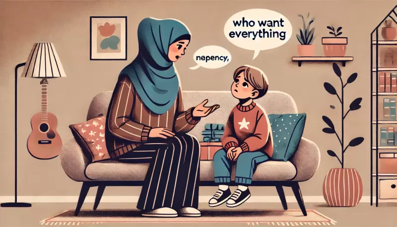 كيفية التعامل مع الطفل الذي يريد كل شيء
