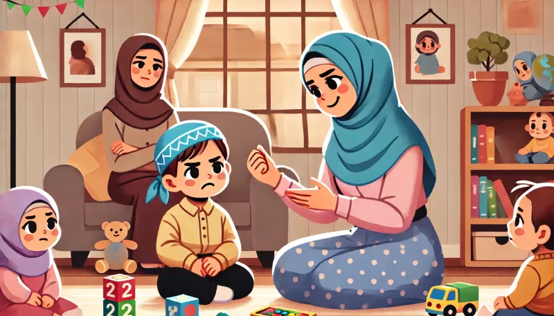 كيفية التعامل مع الطفل العنيد والعصبي في عمر السنتين