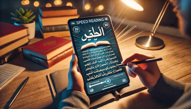 تطبيق القراءة السريعة بالعربي