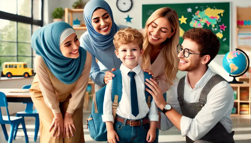 خوف الطفل الجديد من المدرسة