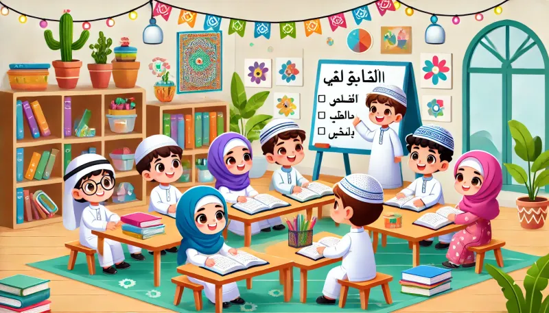  تعليم اللغة العربية للأطفال من 6 - 9 سنوات