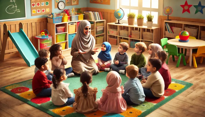 كيفية ضبط أطفال الروضة