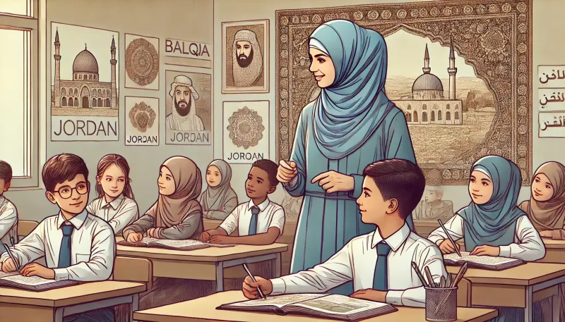 معلمة في البلقاء