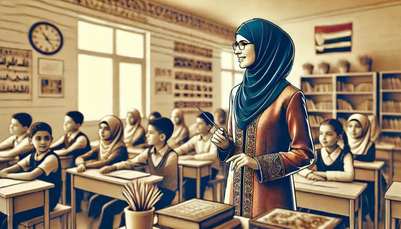 معلمة في عجلون