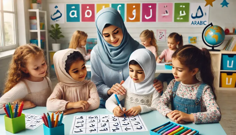 أسهل طريقة لتعليم الأطفال الحروف العربية