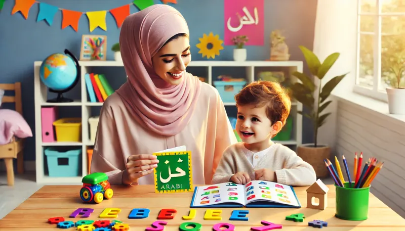 تجربتي في تعليم طفلي الحروف