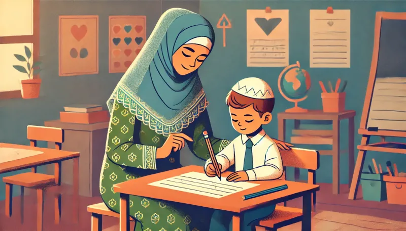 مبادئ تعليم الكتابة للطفل من سن 3 - 5 سنوات