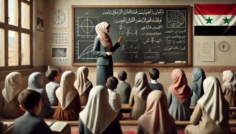 معلمة في الحسكة