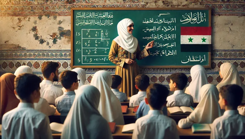 معلمة في حمص