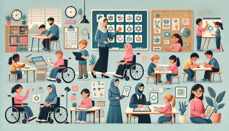 نموذج تحضير درس لذوي الاحتياجات الخاصة