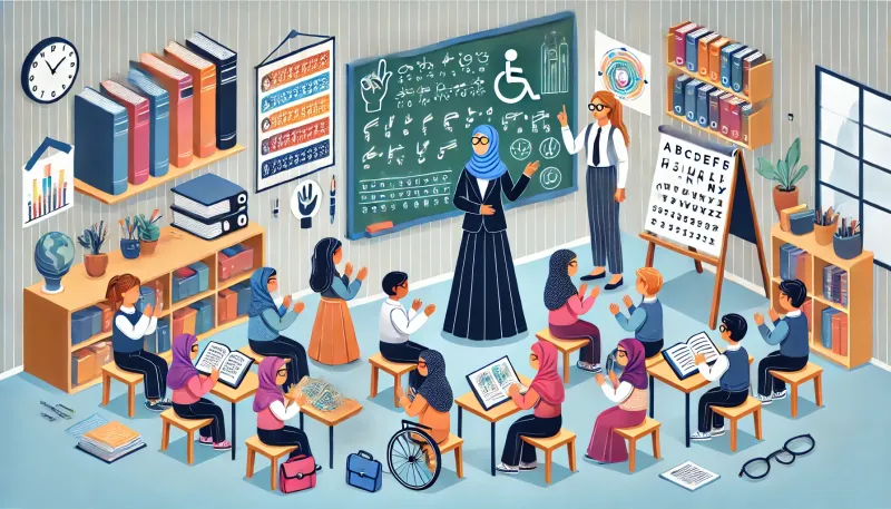 نموذج تحضير درس للمعاقين سمعياً