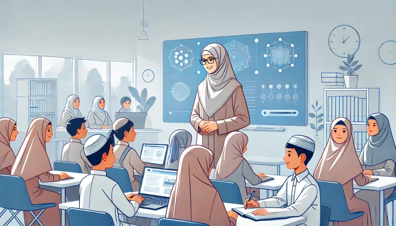 معلمة في الأنبار