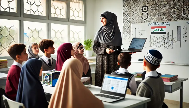 معلمة في البصرة