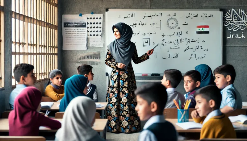 معلمة في دهوك